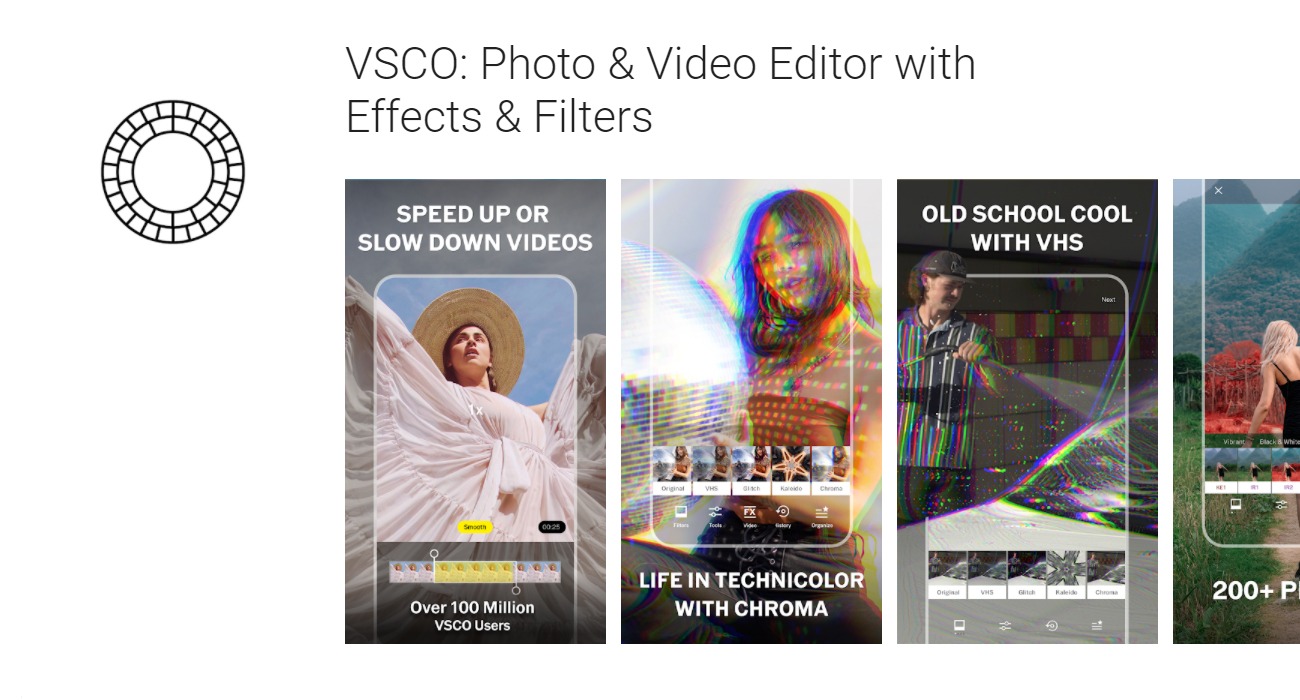 VSCO képszerkesztő app